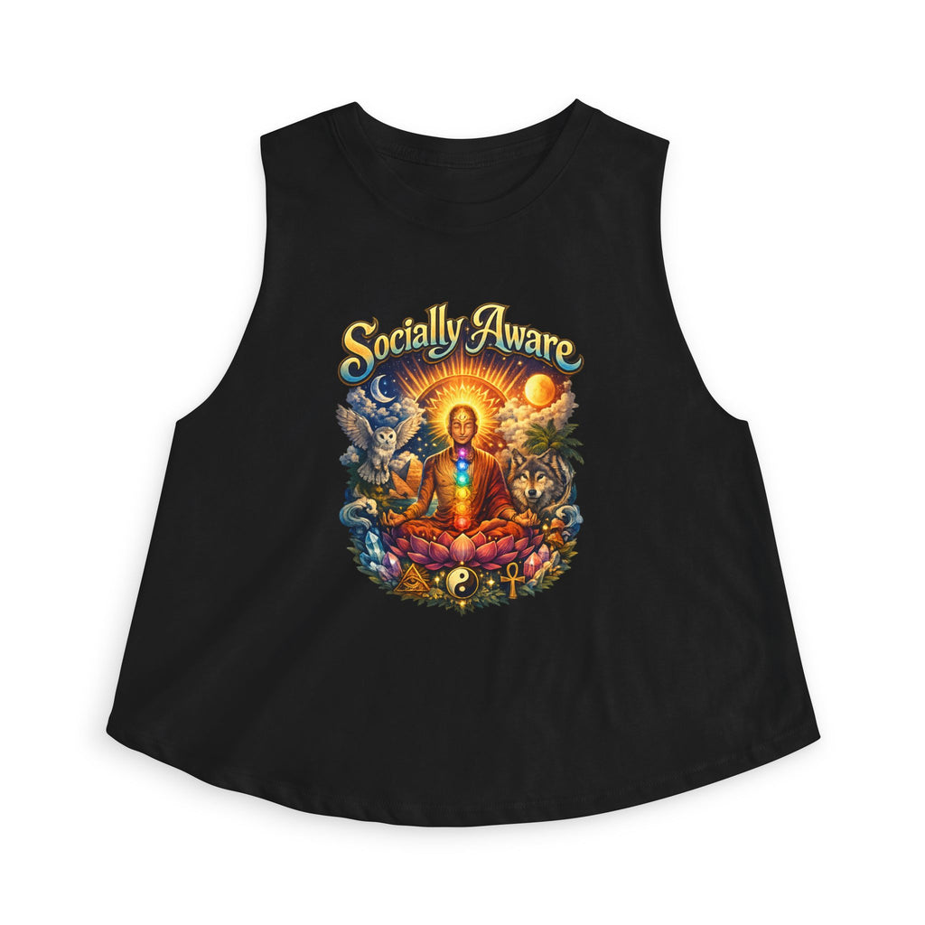 Socially Aware Meditation Women's Crop Top