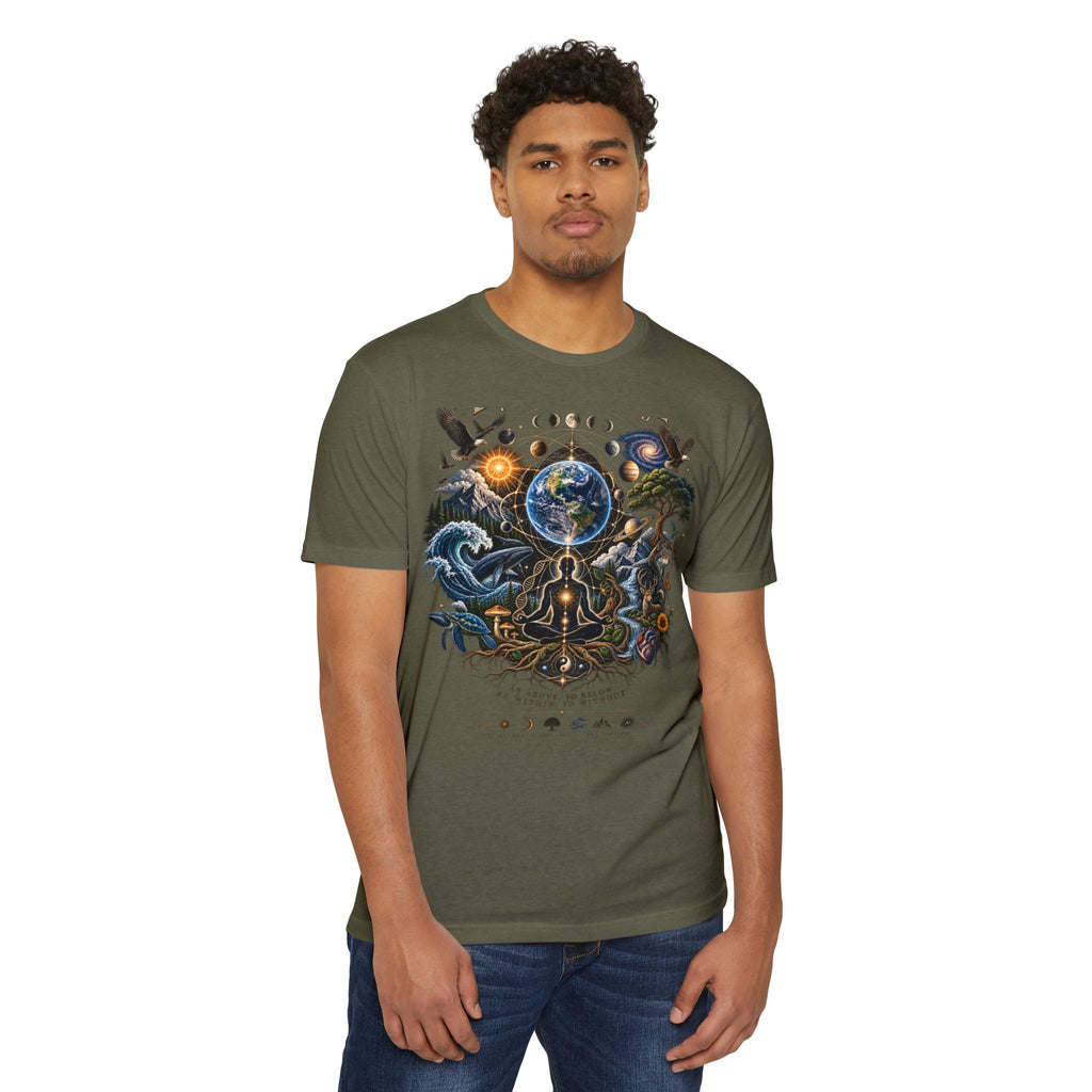 Everything Is Connected Cosmic Nature T-Shirt