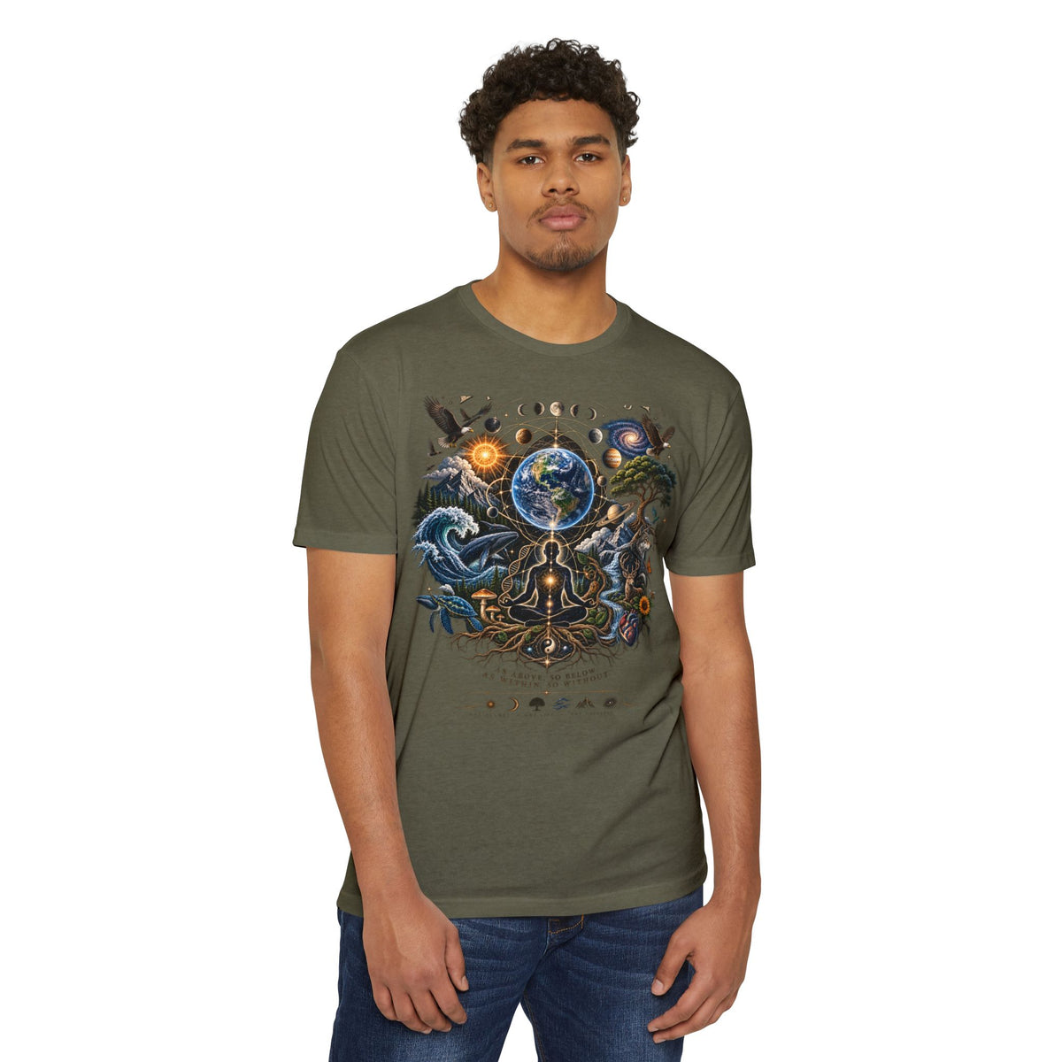 Everything Is Connected Cosmic Nature T-Shirt
