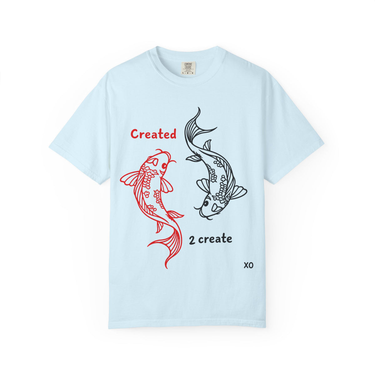 Created 2 Create Koi Fish Zen T-Shirt