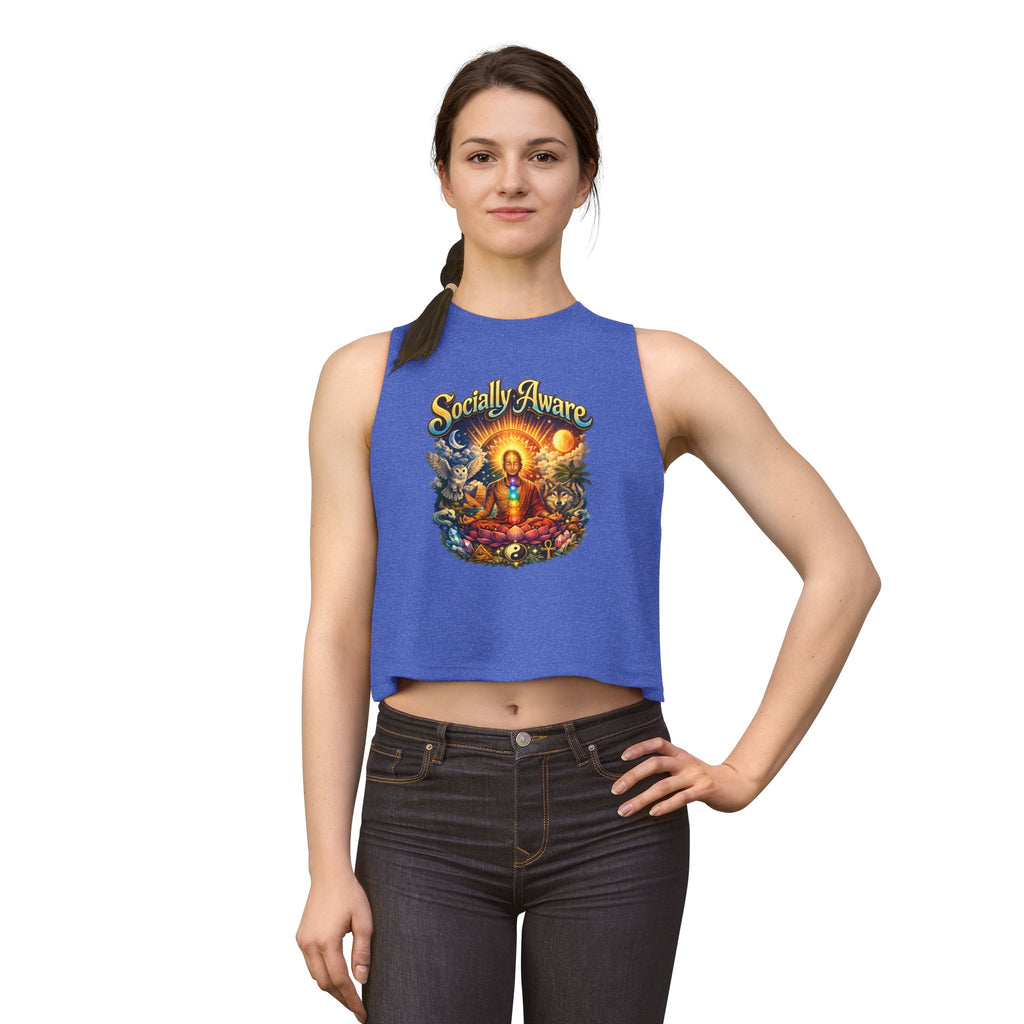 Socially Aware Meditation Women's Crop Top