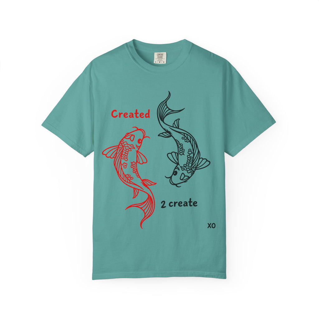 Created 2 Create Koi Fish Zen T-Shirt