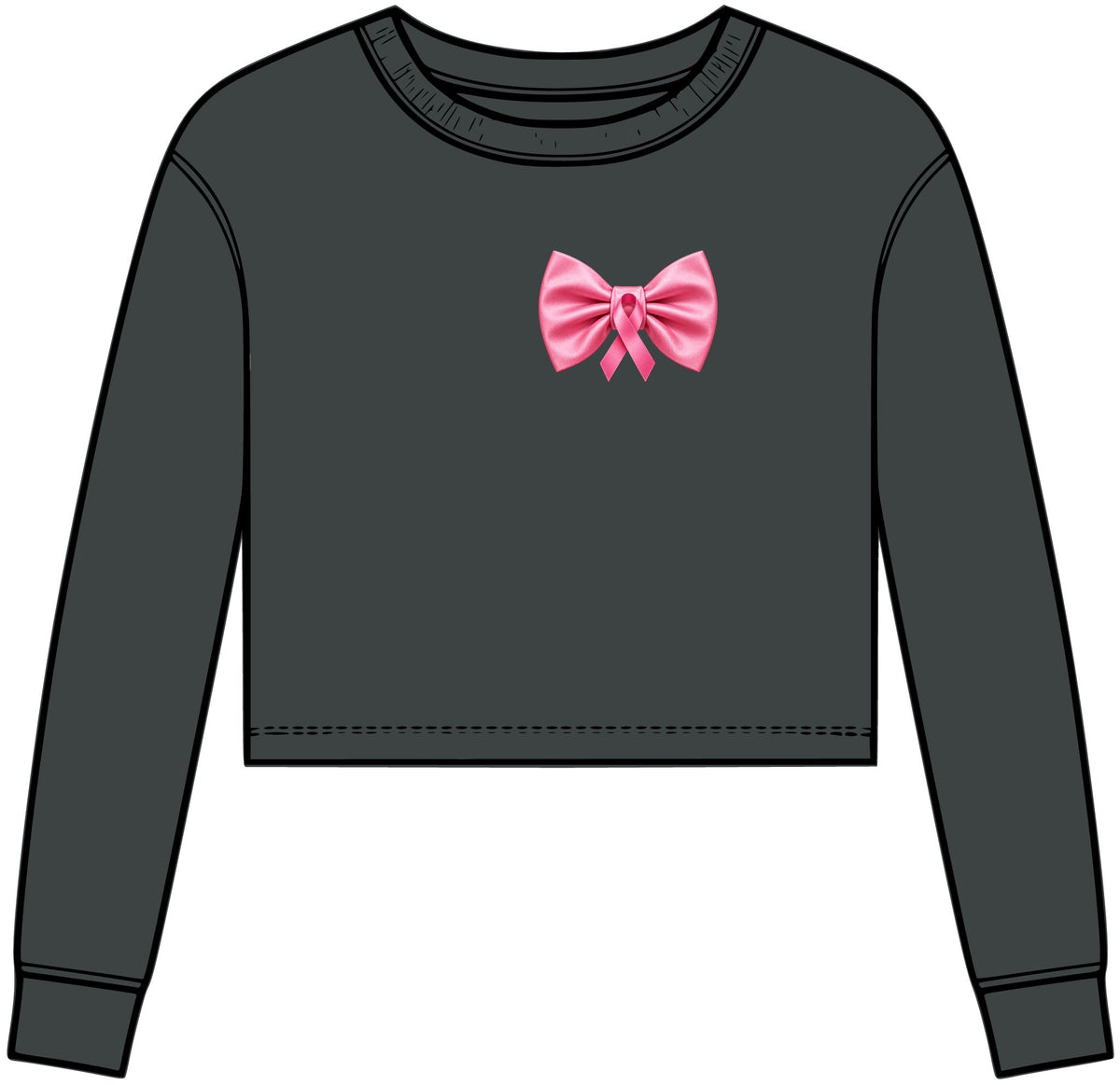Holiday Hello Kitty Tri Midi Long Sleeve Tee