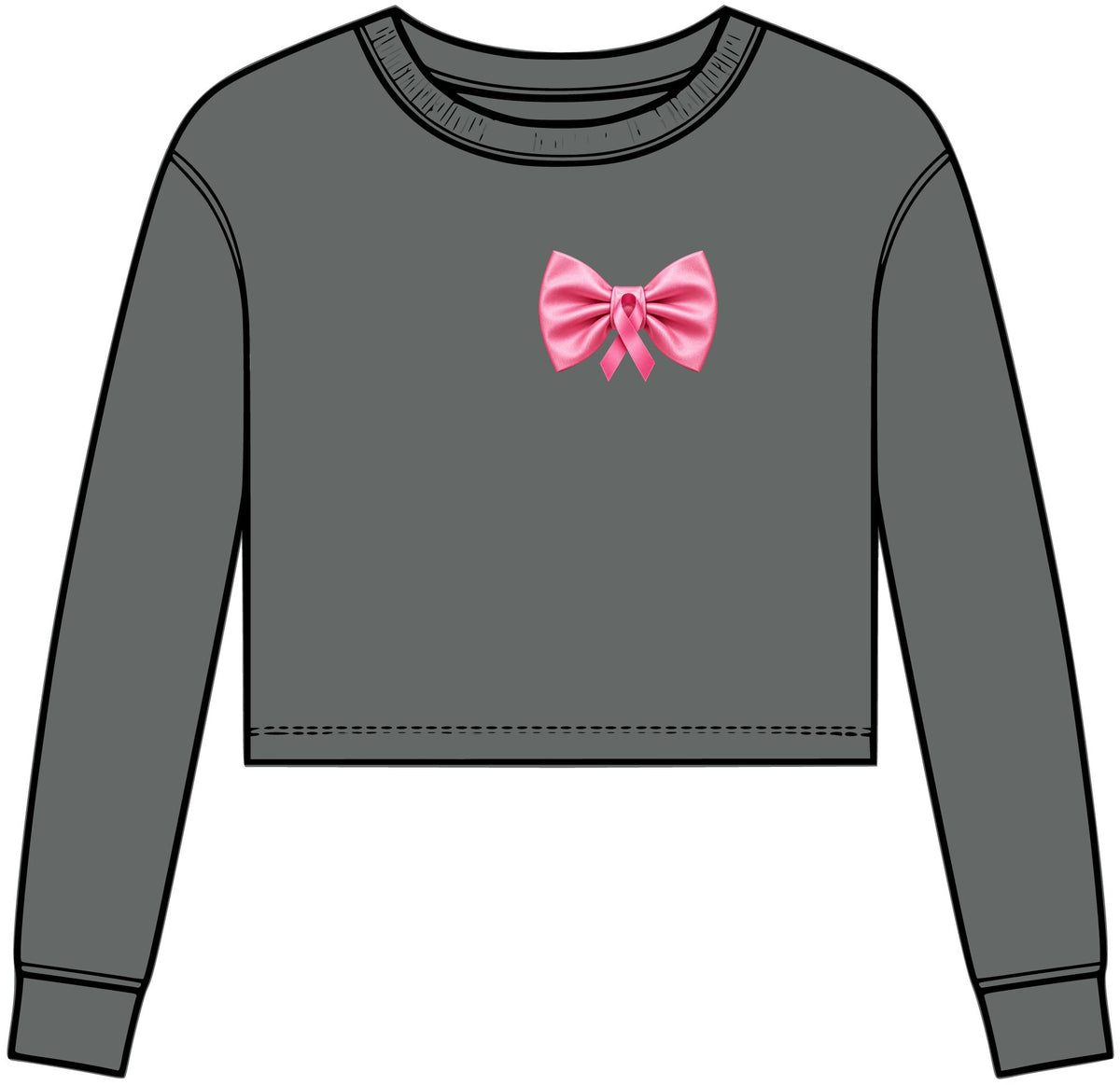 Holiday Hello Kitty Tri Midi Long Sleeve Tee