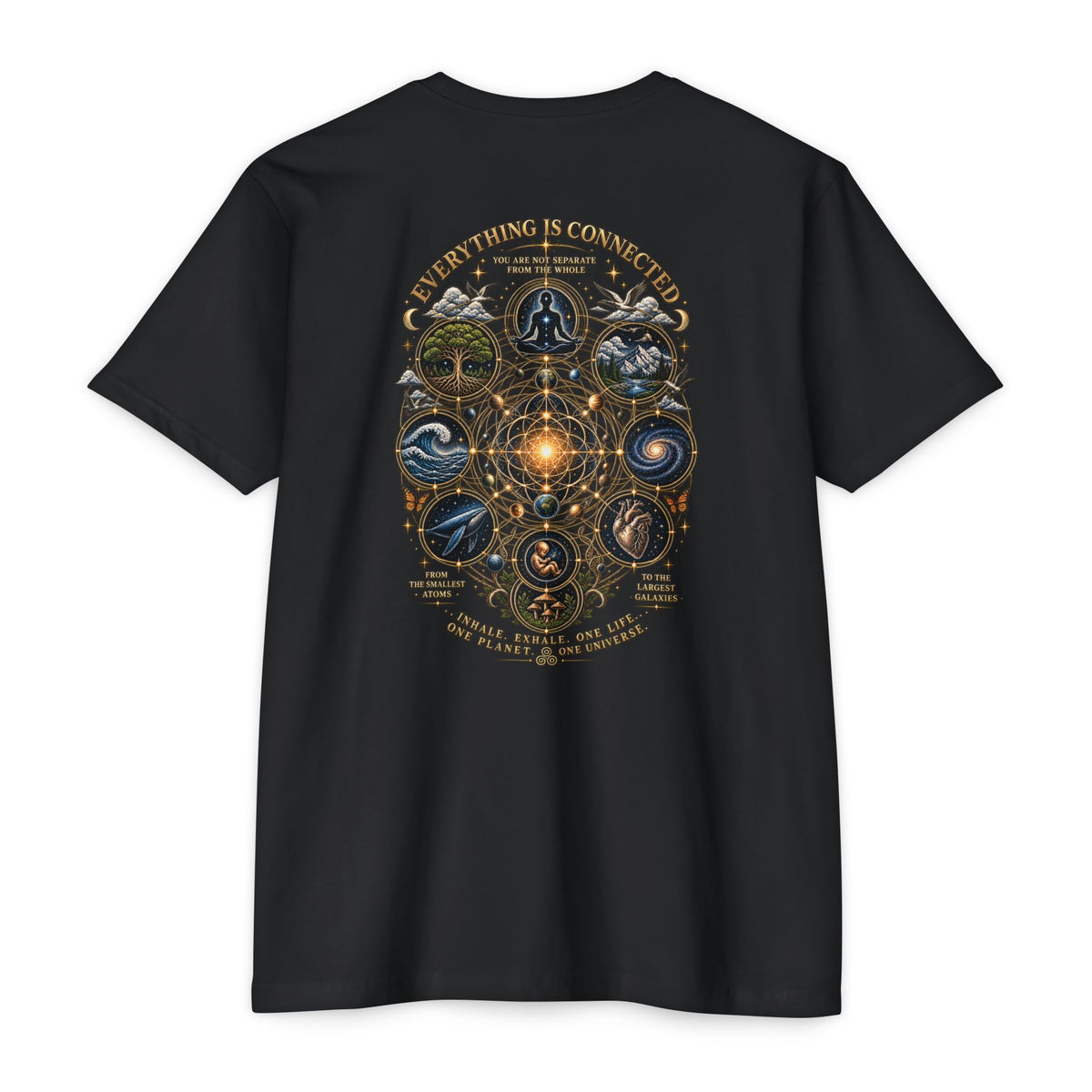 Everything Is Connected Cosmic Nature T-Shirt
