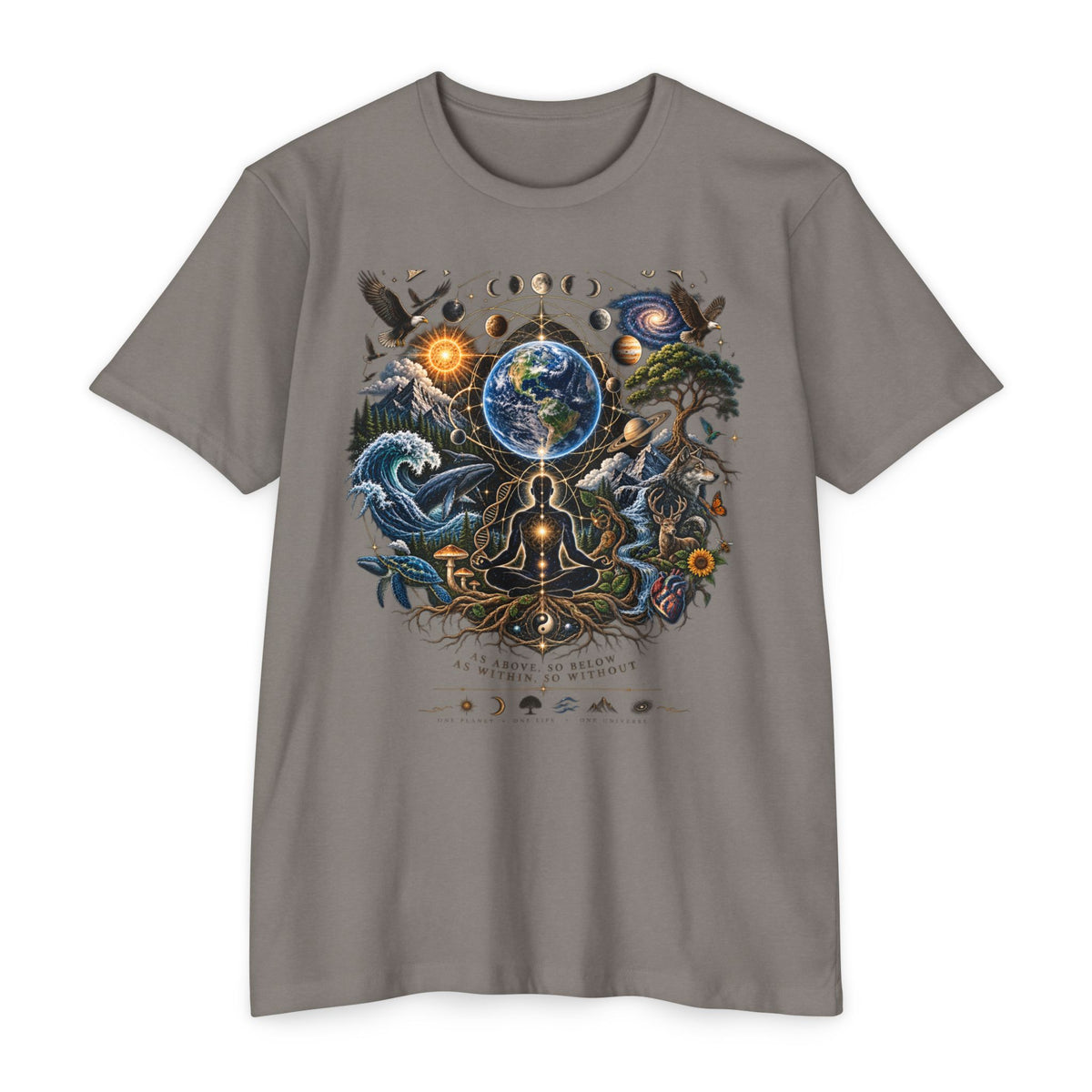 Everything Is Connected Cosmic Nature T-Shirt