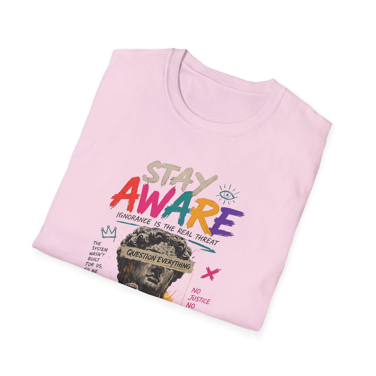 Stay Aware Activist Graphic T-Shirt