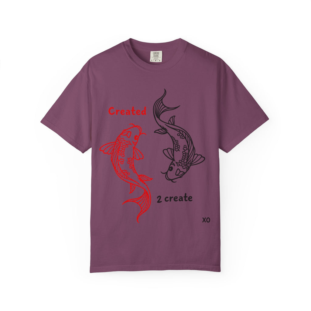 Created 2 Create Koi Fish Zen T-Shirt