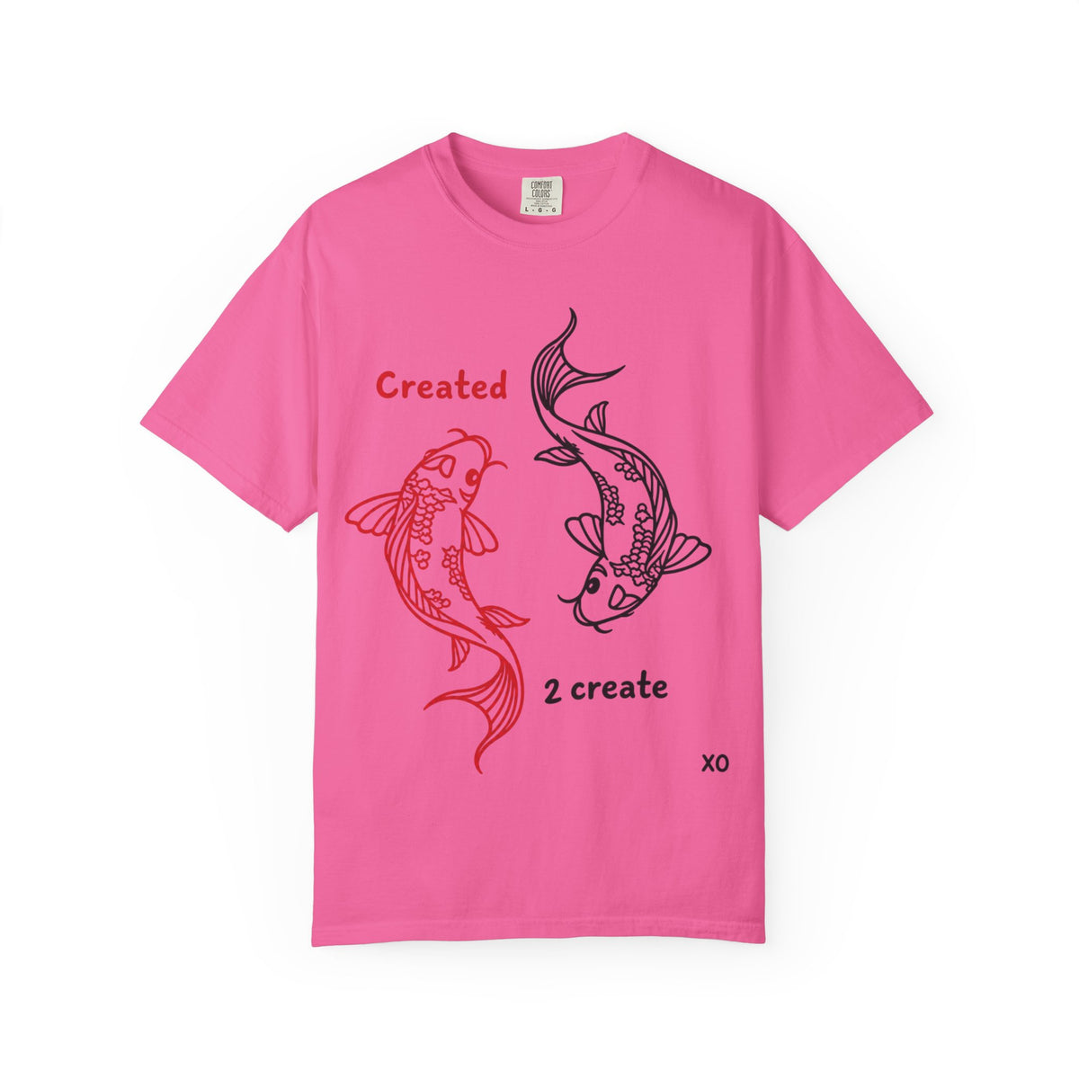 Created 2 Create Koi Fish Zen T-Shirt