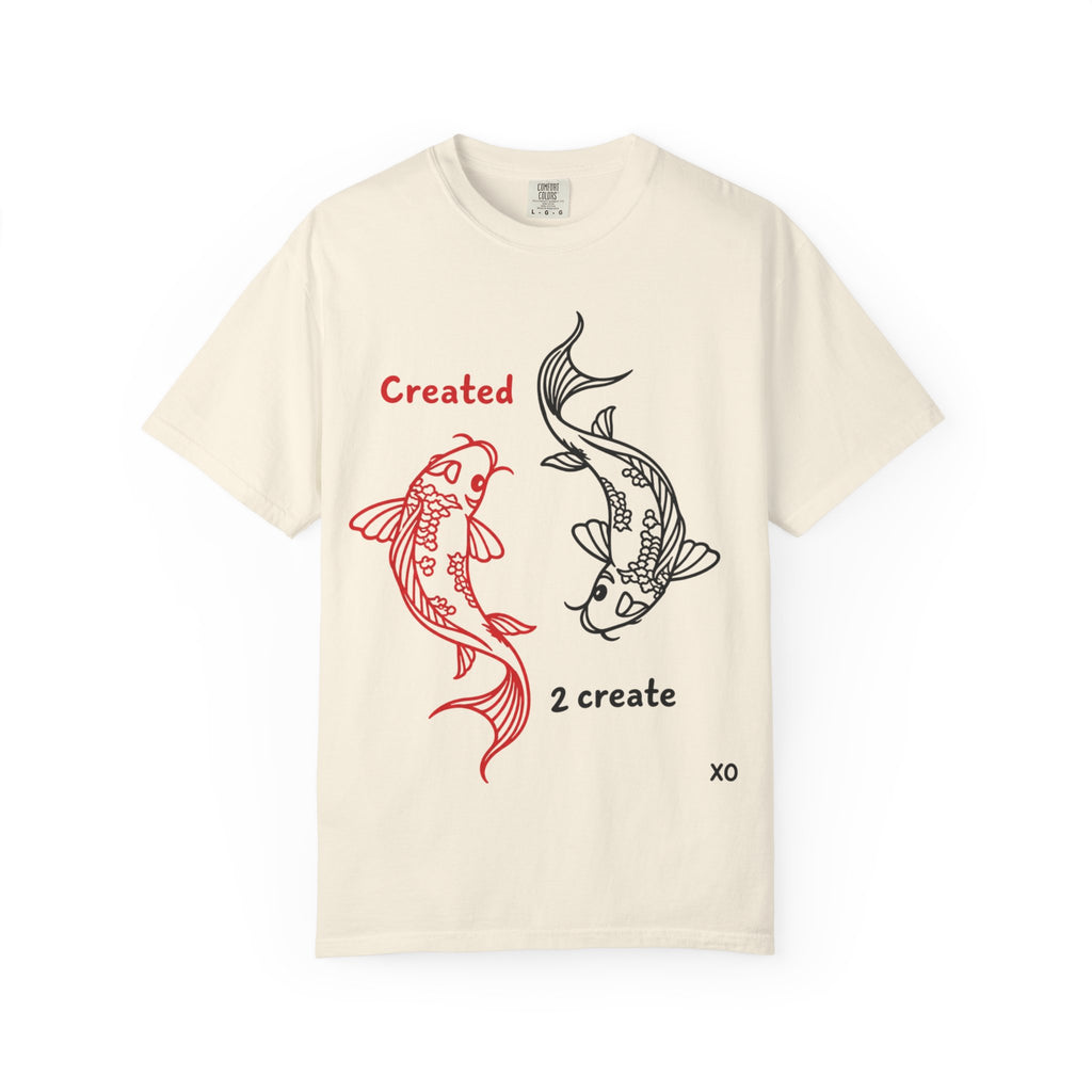 Created 2 Create Koi Fish Zen T-Shirt