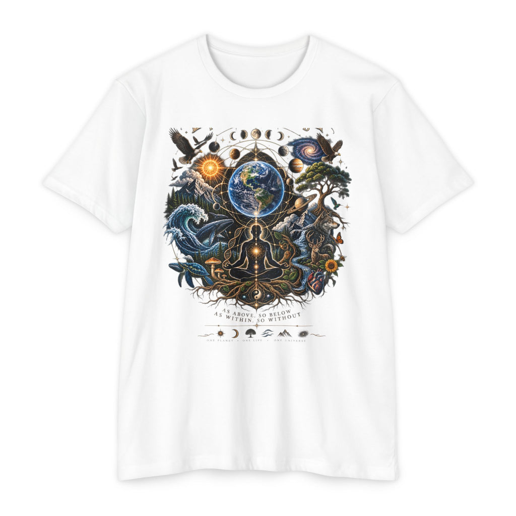 Everything Is Connected Cosmic Nature T-Shirt