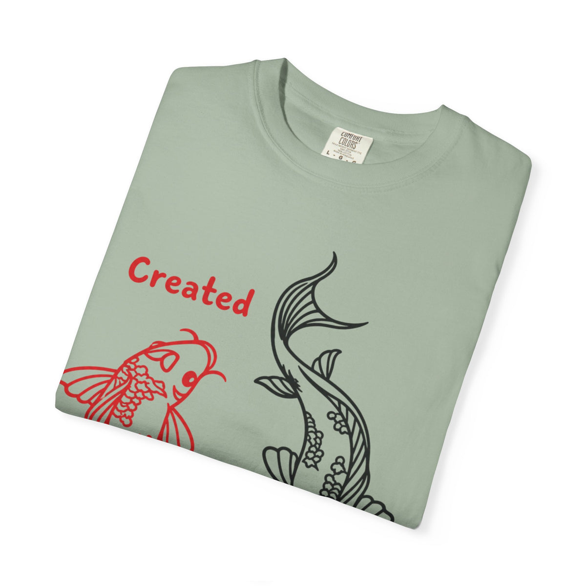 Created 2 Create Koi Fish Zen T-Shirt