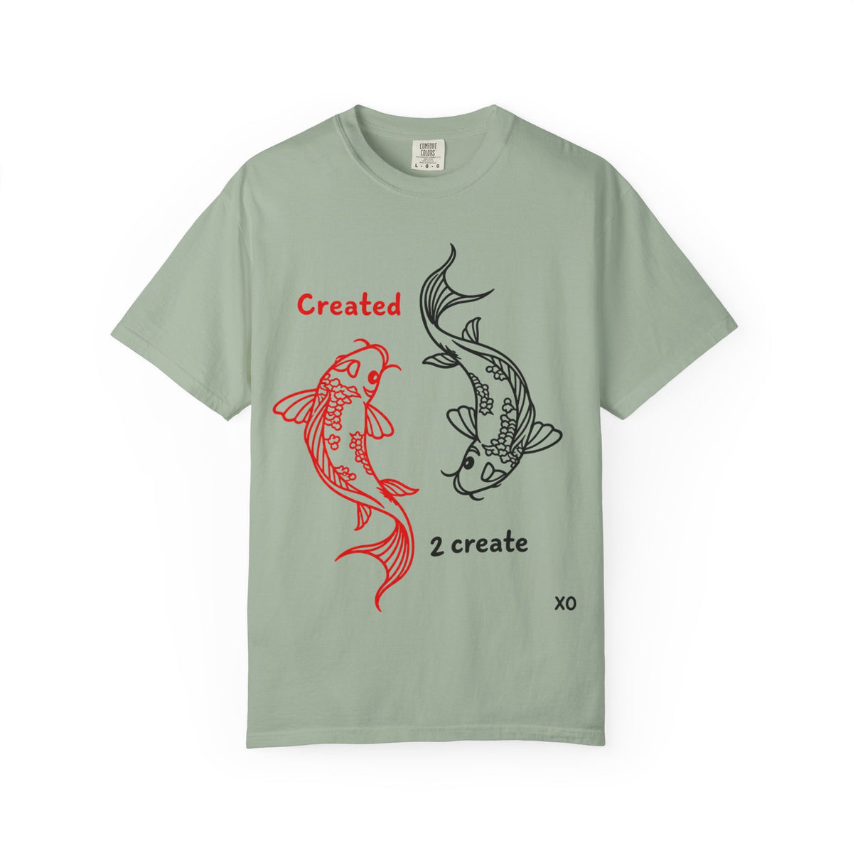 Created 2 Create Koi Fish Zen T-Shirt