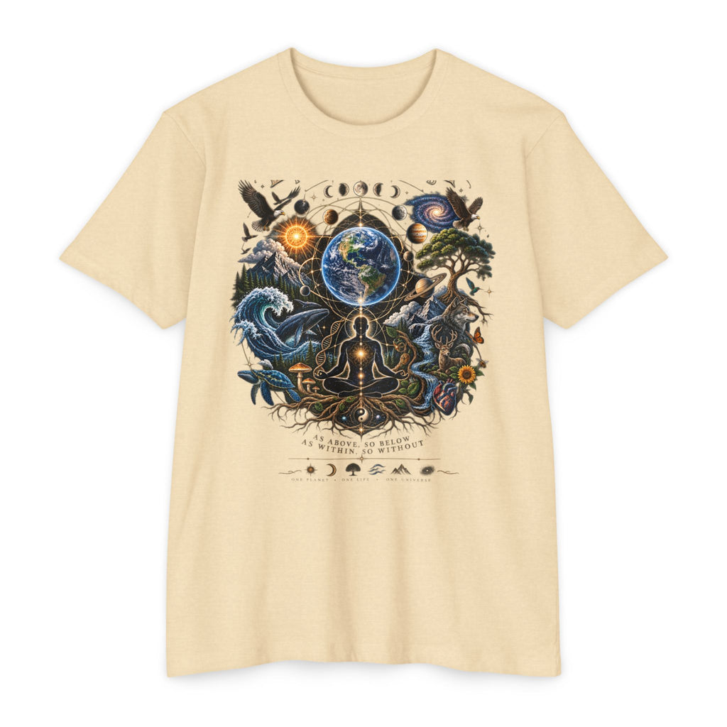Everything Is Connected Cosmic Nature T-Shirt