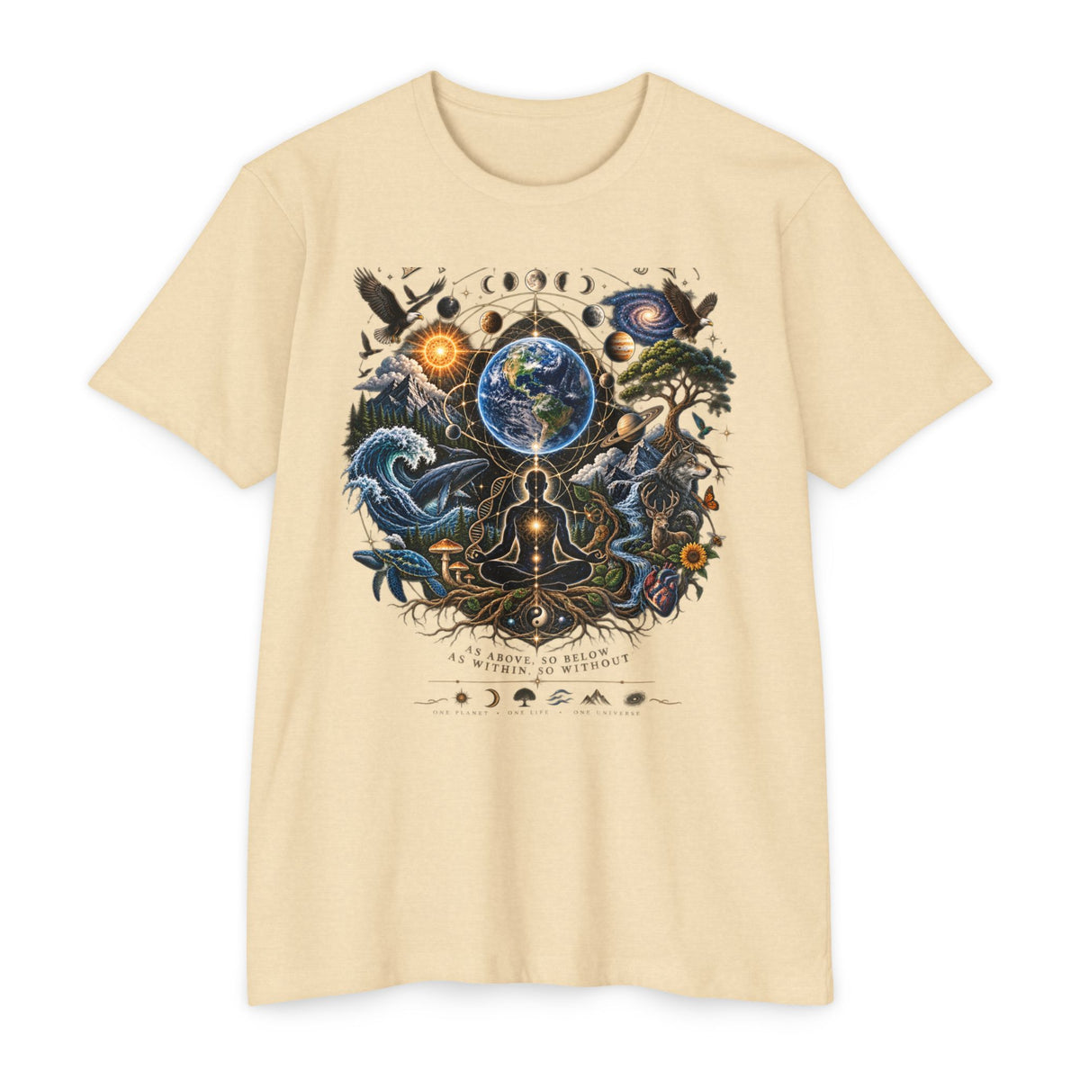 Everything Is Connected Cosmic Nature T-Shirt
