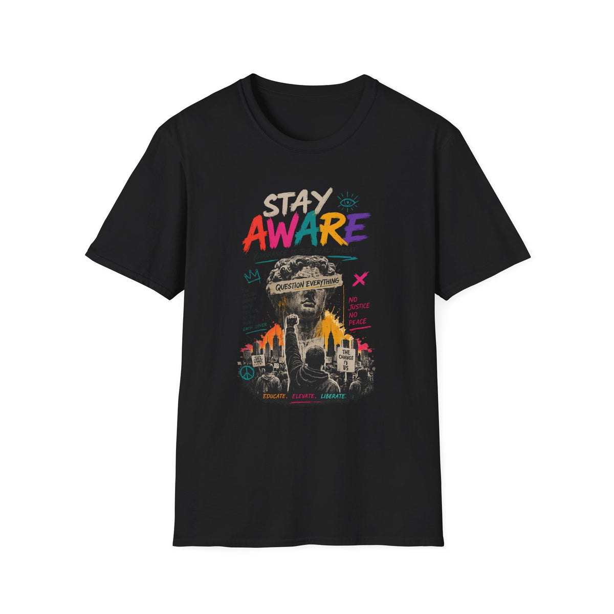 Stay Aware Softstyle T-Shirt