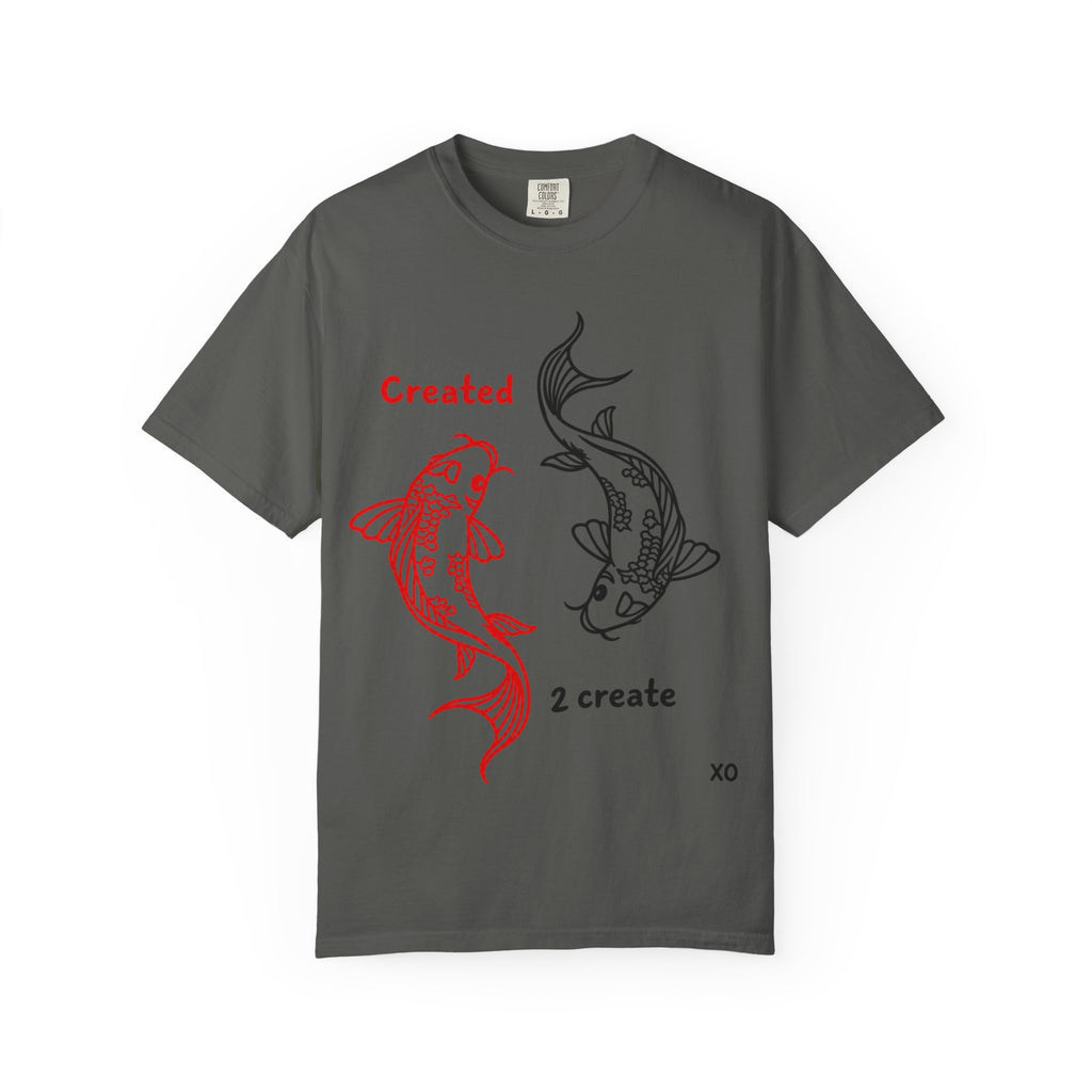 Created 2 Create Koi Fish Zen T-Shirt