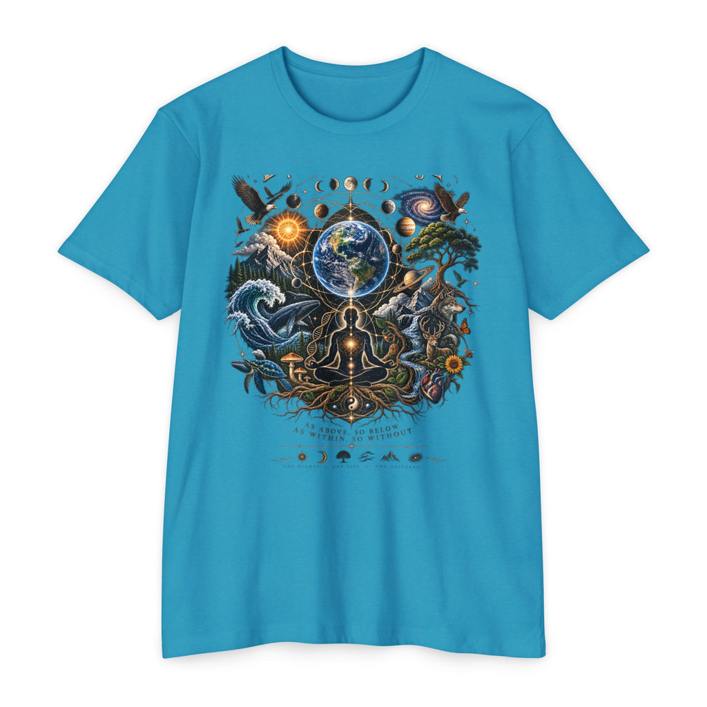 Everything Is Connected Cosmic Nature T-Shirt