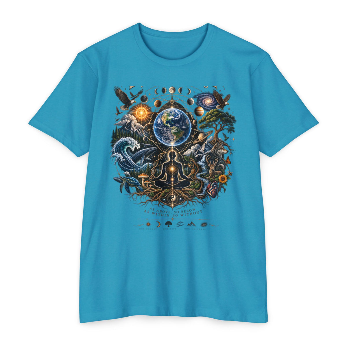 Everything Is Connected Cosmic Nature T-Shirt