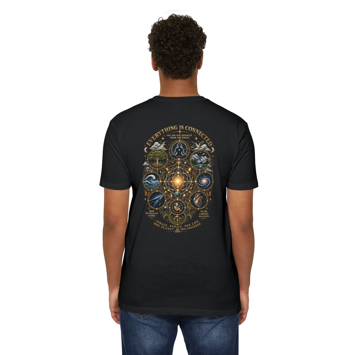 Everything Is Connected Cosmic Nature T-Shirt