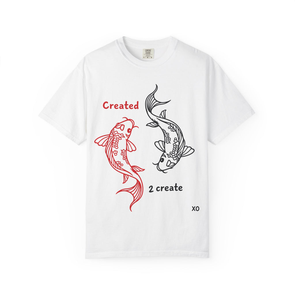 Created 2 Create Koi Fish Zen T-Shirt