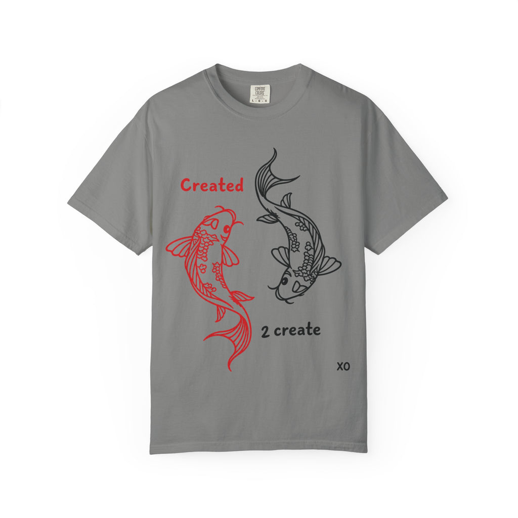 Created 2 Create Koi Fish Zen T-Shirt
