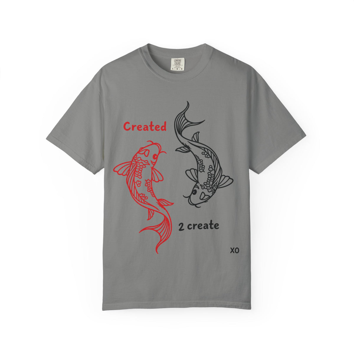 Created 2 Create Koi Fish Zen T-Shirt