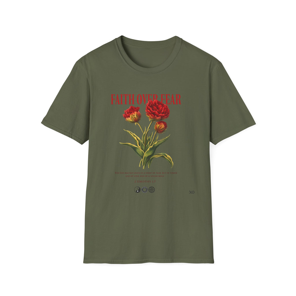 Floral Faith Over Fear T-Shirt