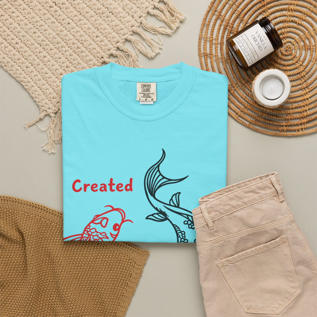 Created 2 Create Koi Fish Zen T-Shirt