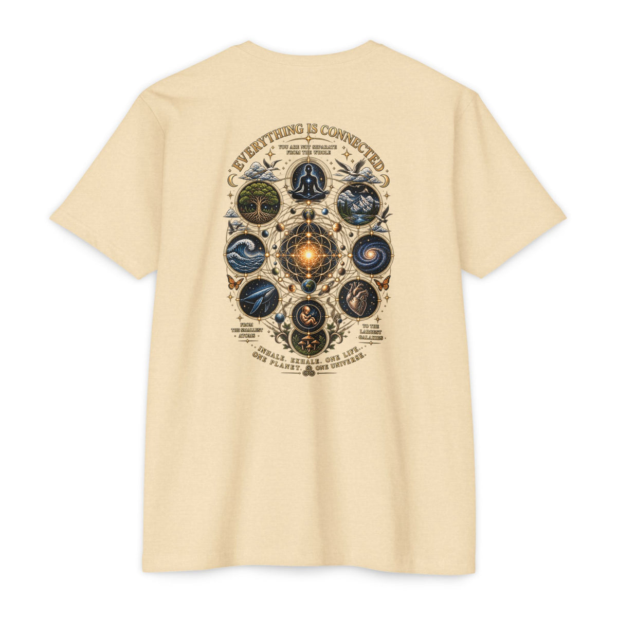 Everything Is Connected Cosmic Nature T-Shirt