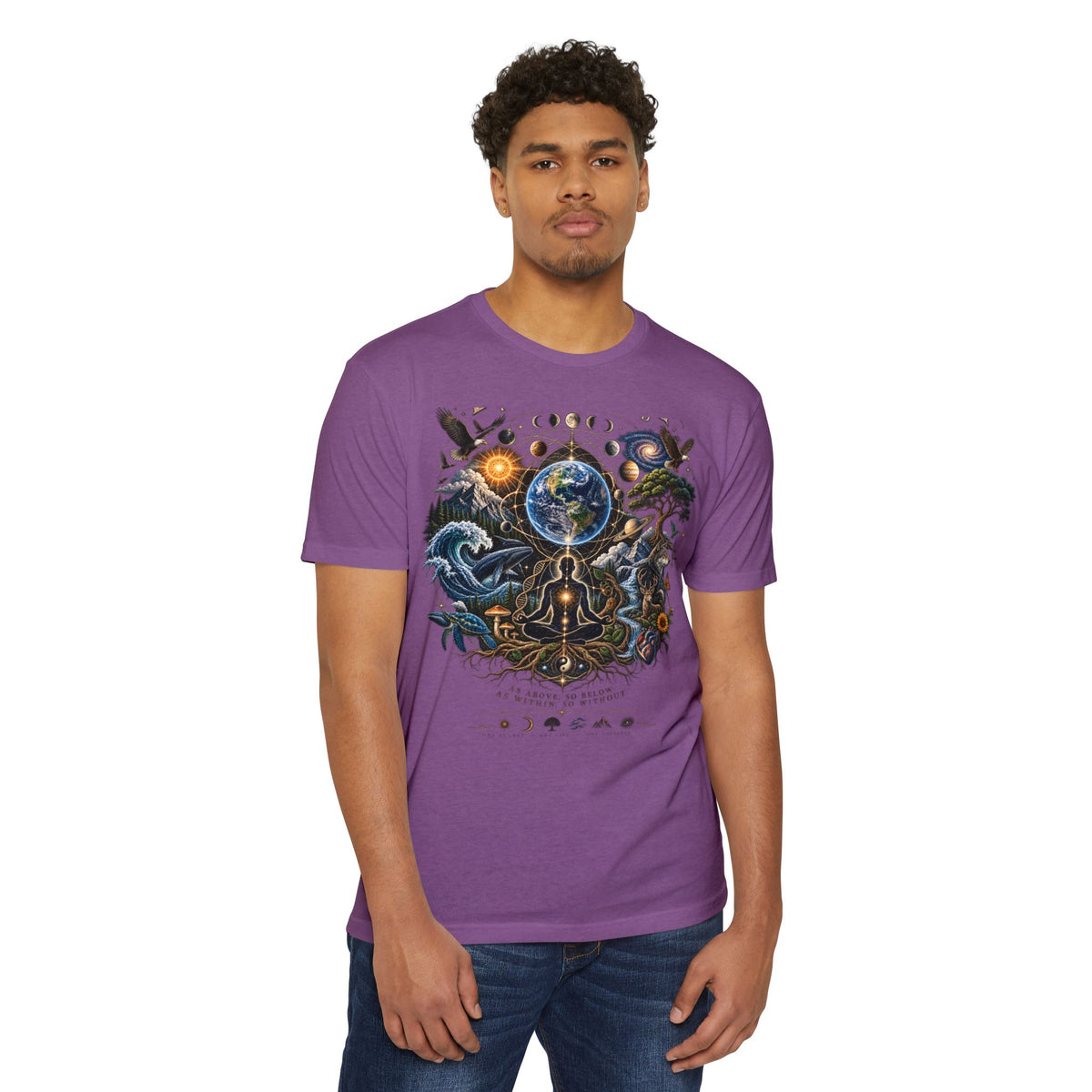 Everything Is Connected Cosmic Nature T-Shirt