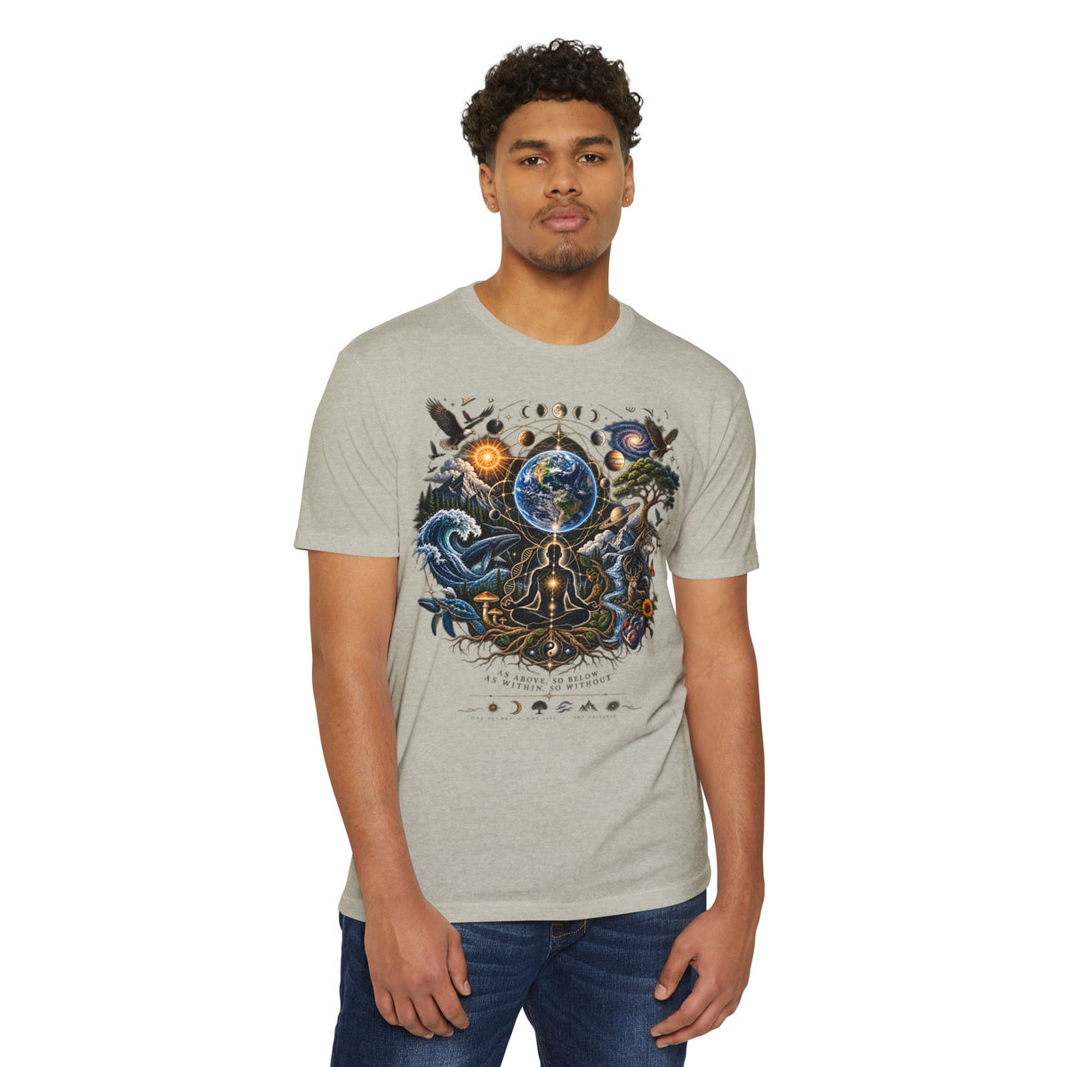 Everything Is Connected Cosmic Nature T-Shirt