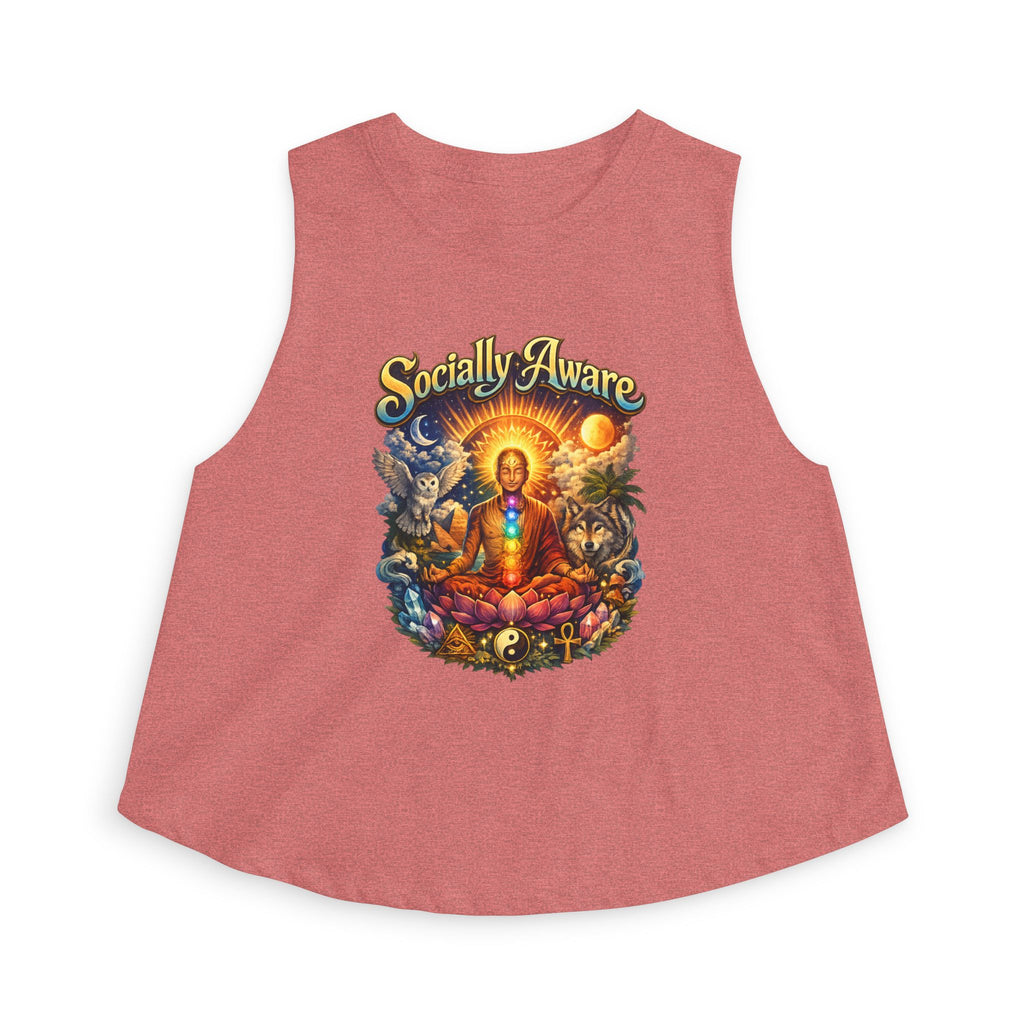 Socially Aware Meditation Women's Crop Top