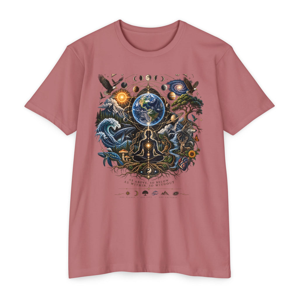 Everything Is Connected Cosmic Nature T-Shirt