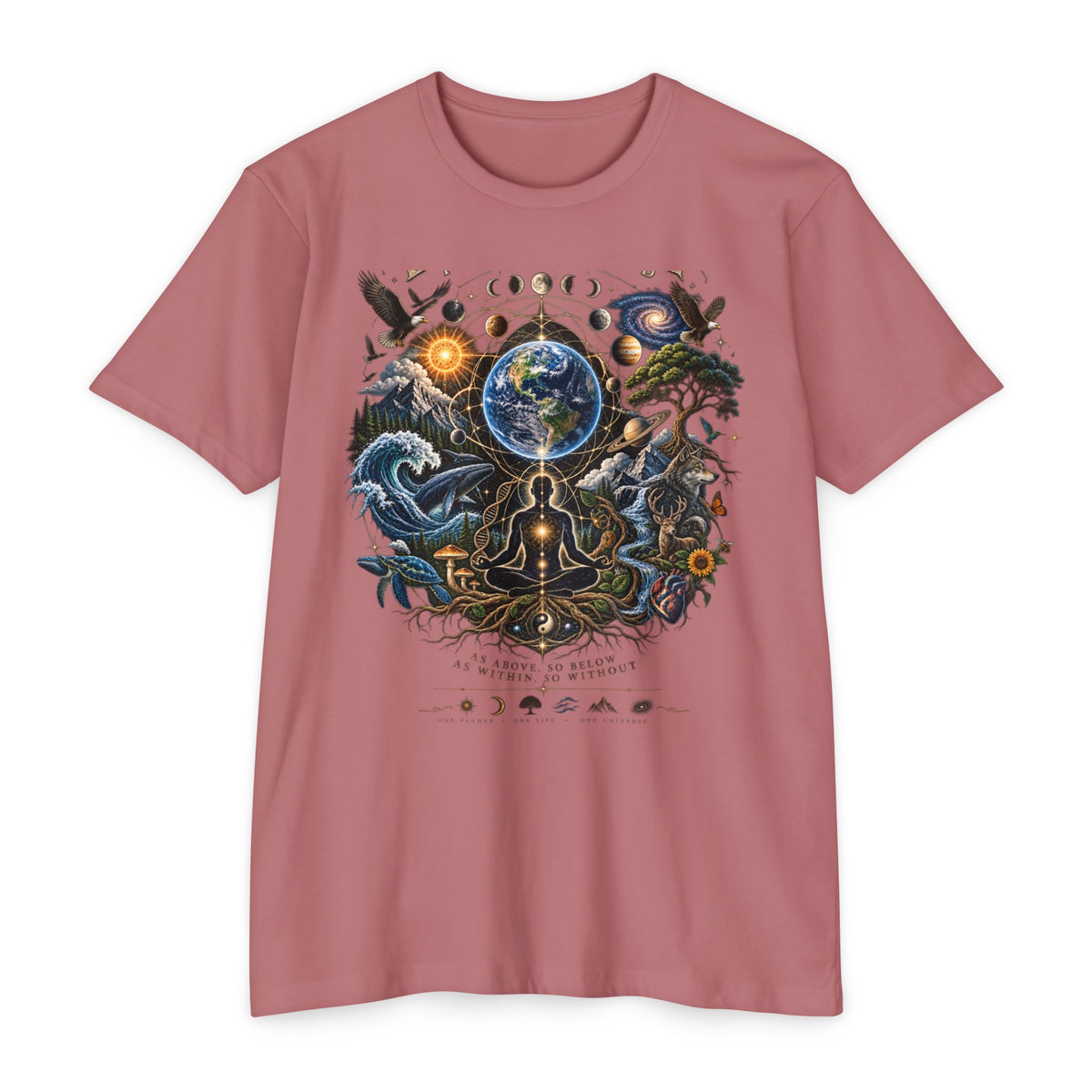 Everything Is Connected Cosmic Nature T-Shirt