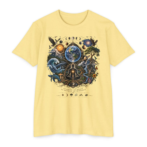 Everything Is Connected Cosmic Nature T-Shirt