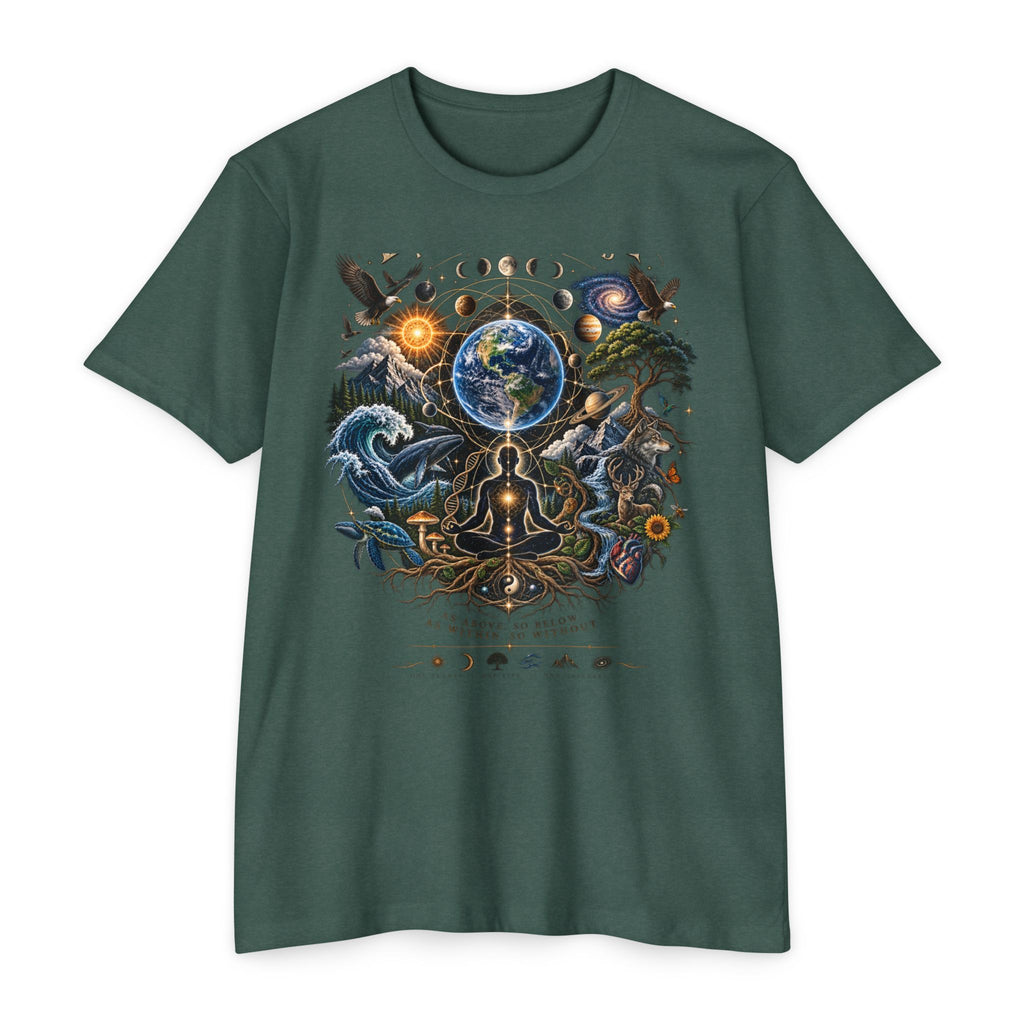 Everything Is Connected Cosmic Nature T-Shirt