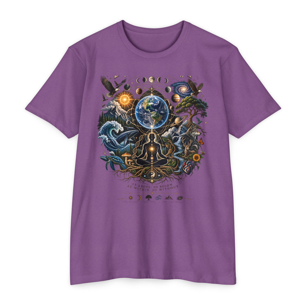 Everything Is Connected Cosmic Nature T-Shirt