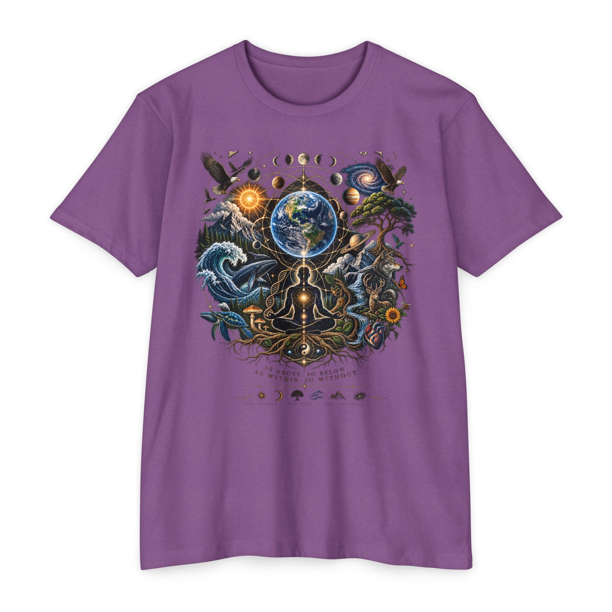 Everything Is Connected Cosmic Nature T-Shirt