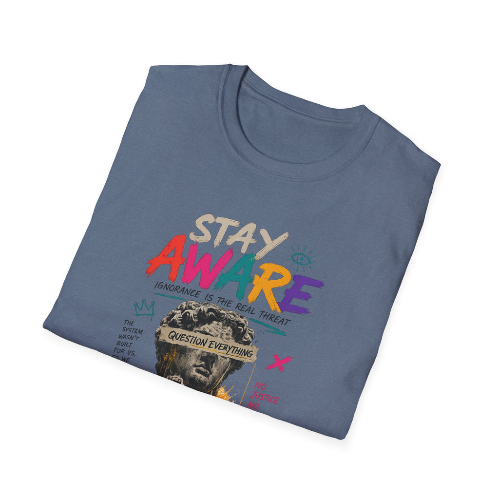 Stay Aware Activist Graphic T-Shirt