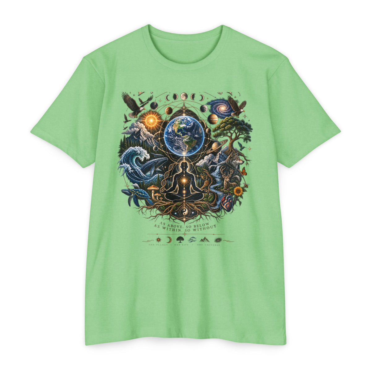 Everything Is Connected Cosmic Nature T-Shirt