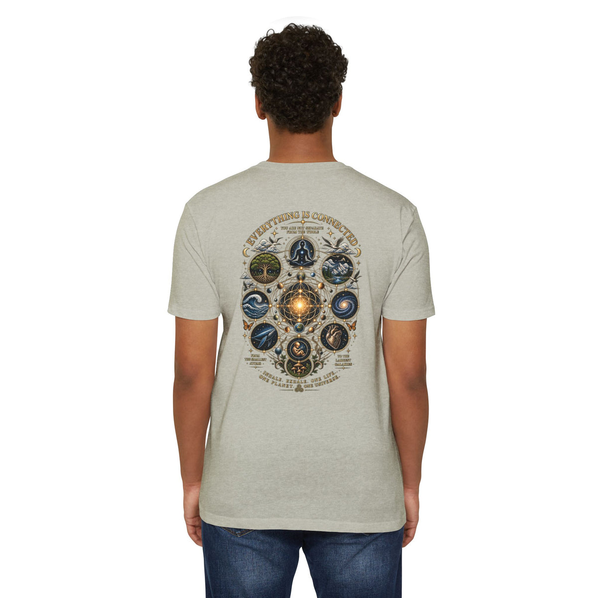 Everything Is Connected Cosmic Nature T-Shirt