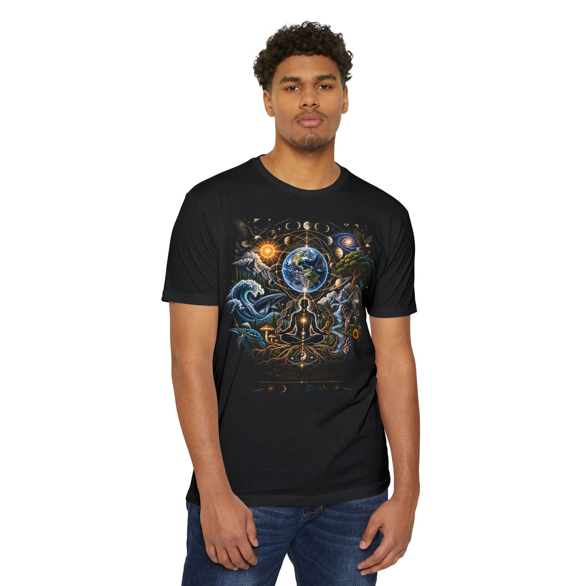 Everything Is Connected Cosmic Nature T-Shirt