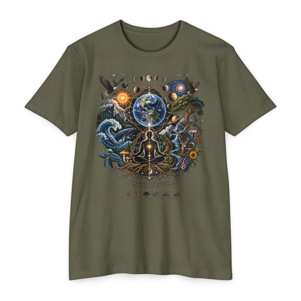 Everything Is Connected Cosmic Nature T-Shirt
