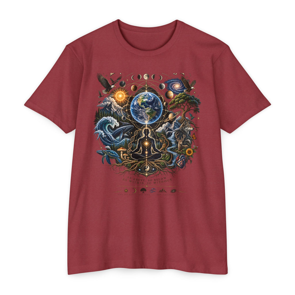 Everything Is Connected Cosmic Nature T-Shirt
