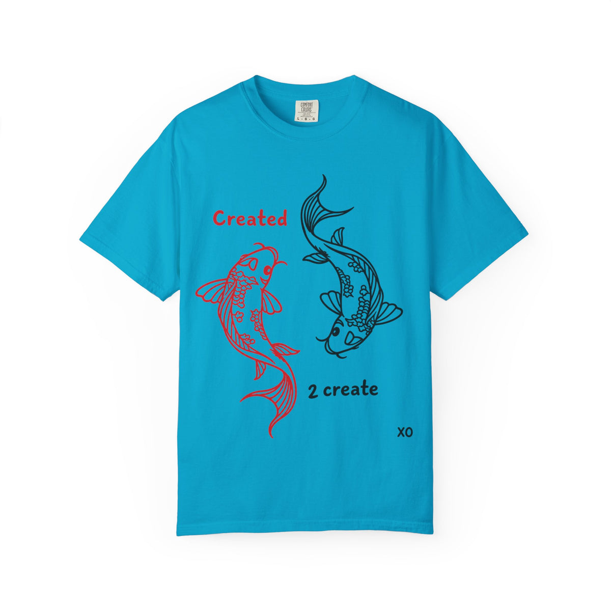 Created 2 Create Koi Fish Zen T-Shirt
