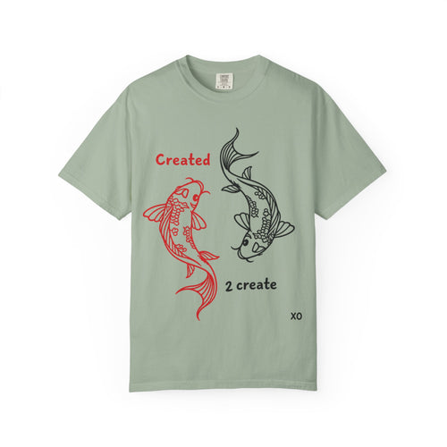Created 2 Create Koi Fish Zen T-Shirt