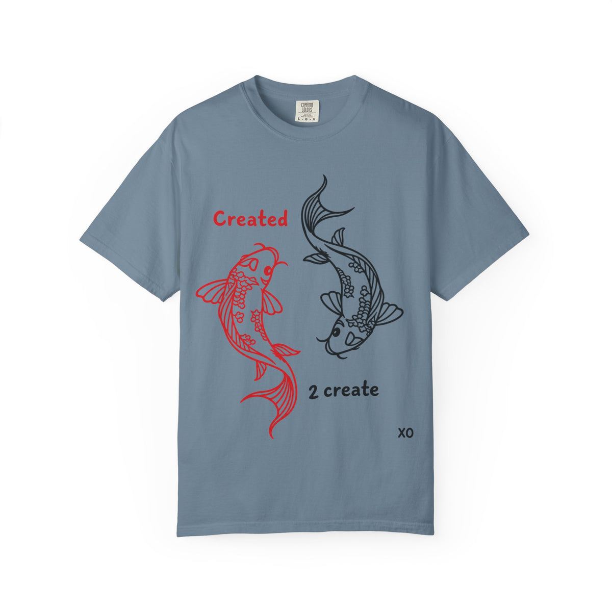 Created 2 Create Koi Fish Zen T-Shirt