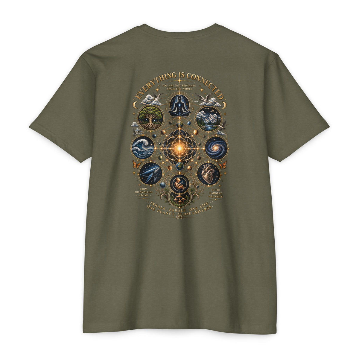 Everything Is Connected Cosmic Nature T-Shirt