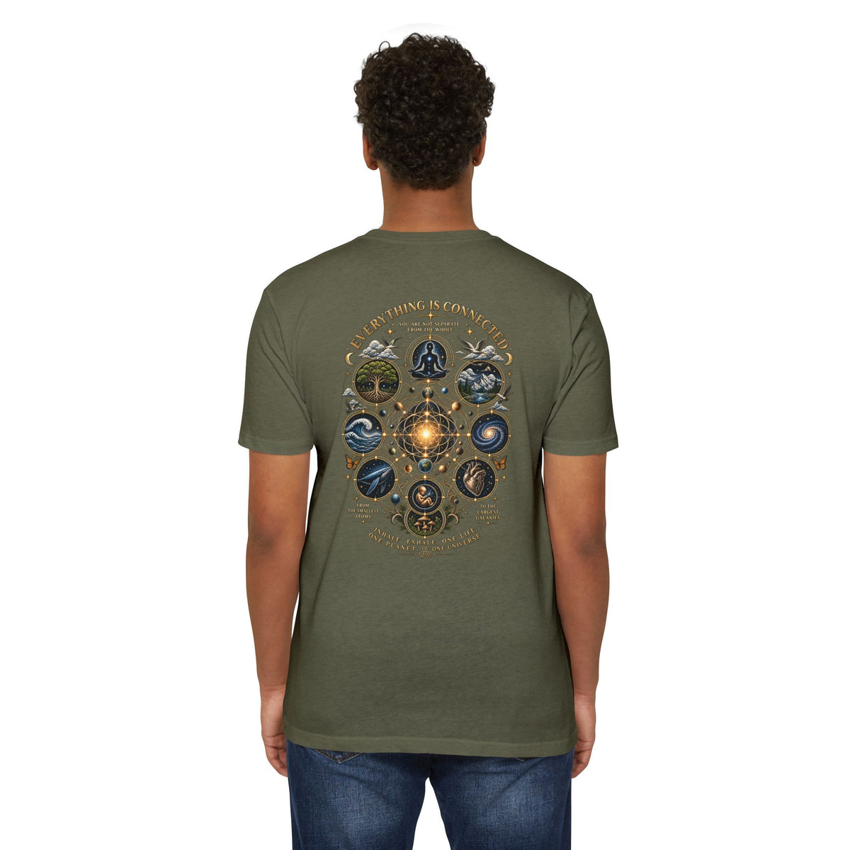Everything Is Connected Cosmic Nature T-Shirt